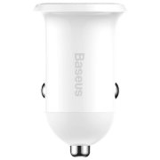 Автомобильное зарядное устройство Baseus Grain Pro (24 Вт) Белый  / Белый