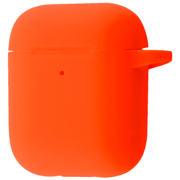 Чехол для наушников Apple AirPods 1/ 2 (Case New) Оранжевый Ncase, Силикон photo 1