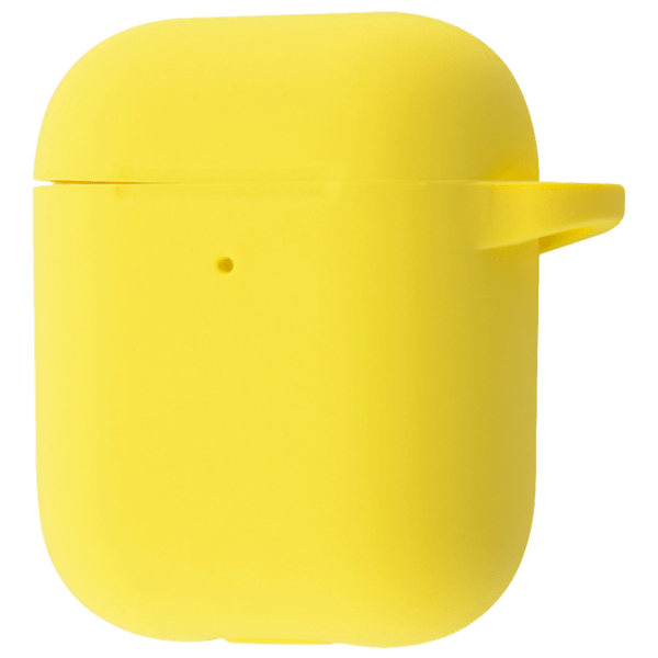 Чехол для наушников Apple AirPods 1/ 2 (Case New) Желтый Ncase, Силикон photo 1