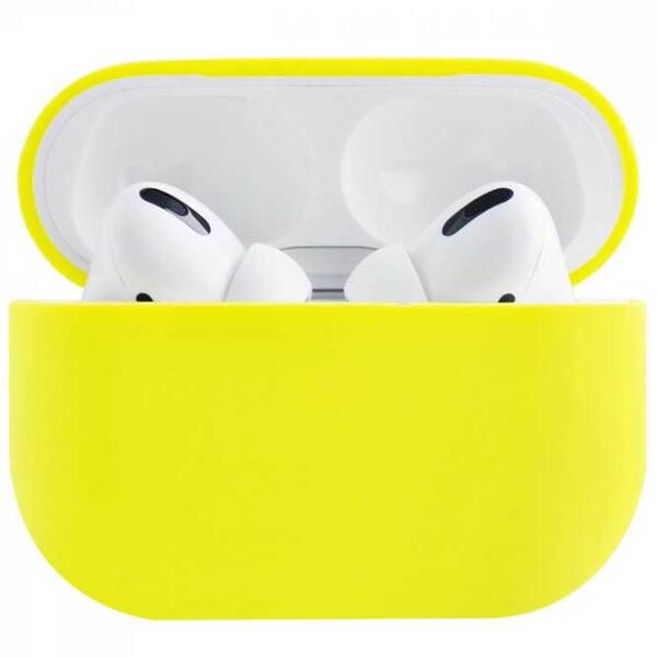 Чехол для наушников Apple AirPods Pro (Slim) Желтый Ncase, Силикон photo 3