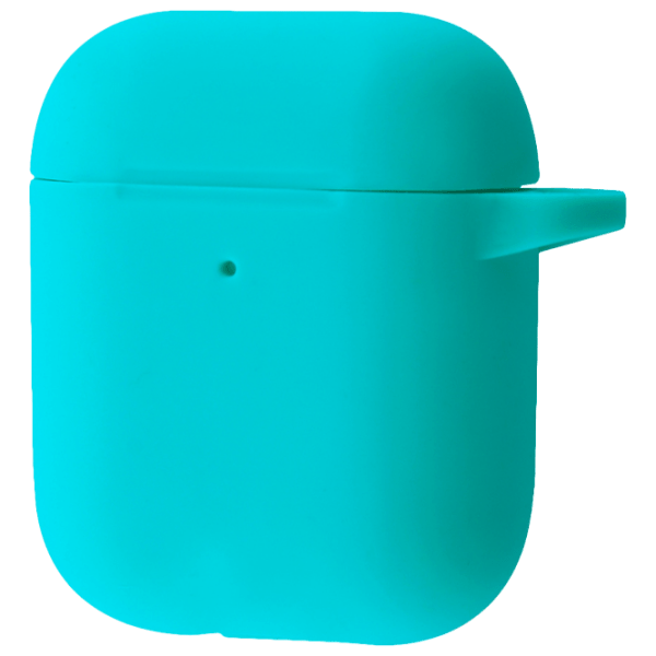 Чехол для наушников Apple AirPods 1/ 2 (Case New) Бирюзовый Ncase, Силикон photo 1