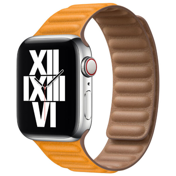 Ремень Apple Watch 38 / 40 мм S / M California Poppy Leather photo 2