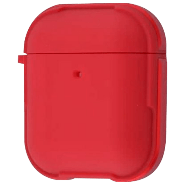 Husă pentru căști Apple AirPods 1/ 2 (Defense Armor) Red WIWU, Silicon/ Metal photo 1