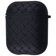 Чехол для наушников Apple AirPods 2 (Weaving) Черный Ncase, Термополиуретан