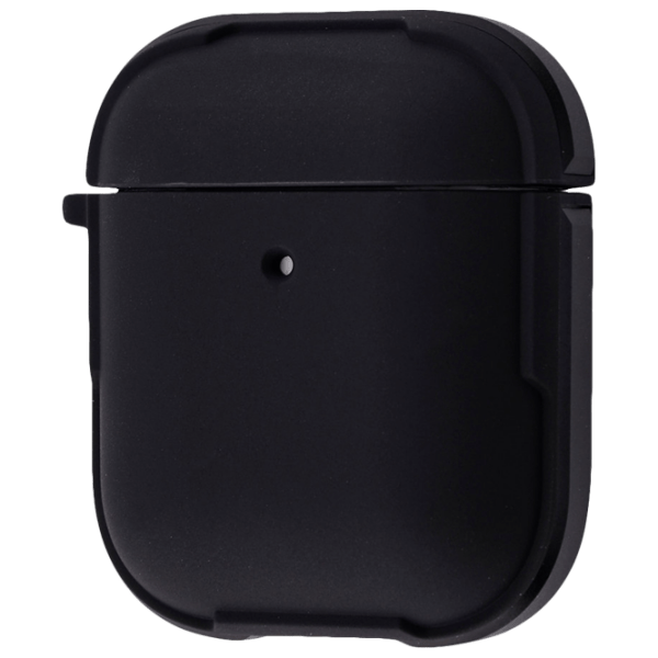 Husă pentru căști Apple AirPods 1/ 2 (Defense Armor) Black WIWU, Silicon/ Metal photo 1