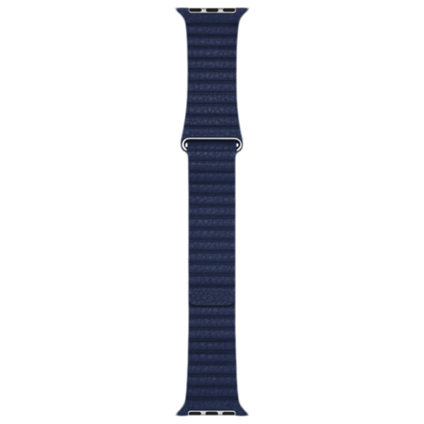 Curelușă Apple Watch 38 / 40 mm Loop Blue Leather photo 1