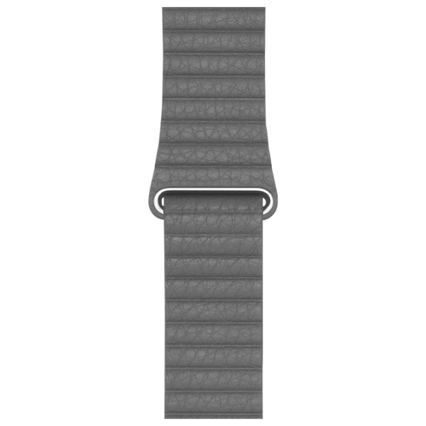 Curelușă Apple Watch 38 / 40 mm Loop Gray Leather photo 1