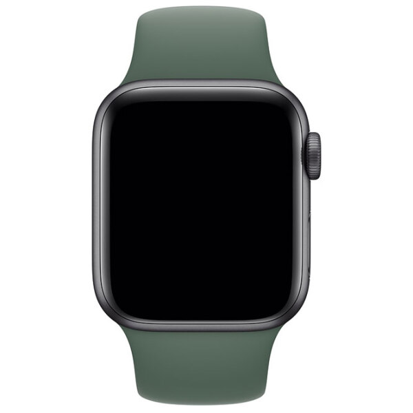 Curelușă Apple Watch 42 / 44 mm S / M & M / L Green Silicon photo 2