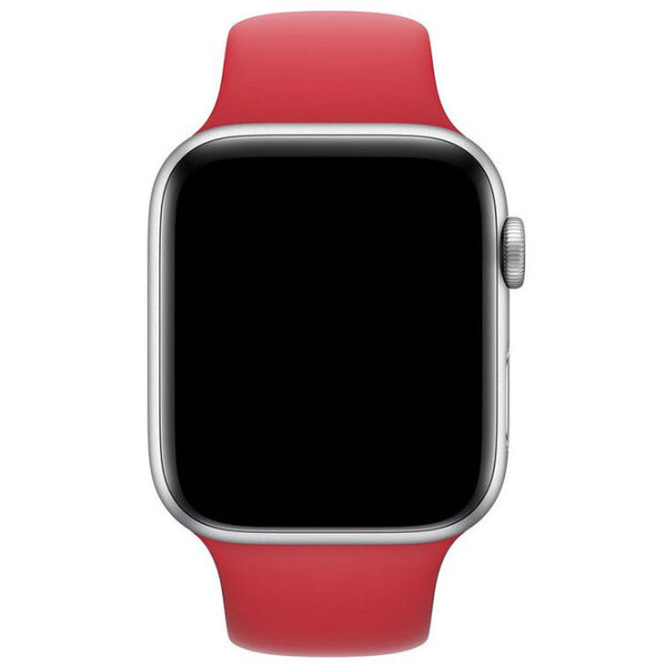 Ремешок Apple Watch 38/ 40 мм S/ M & M/ L Begonia red Силикон, 38/ 40 мм photo 2