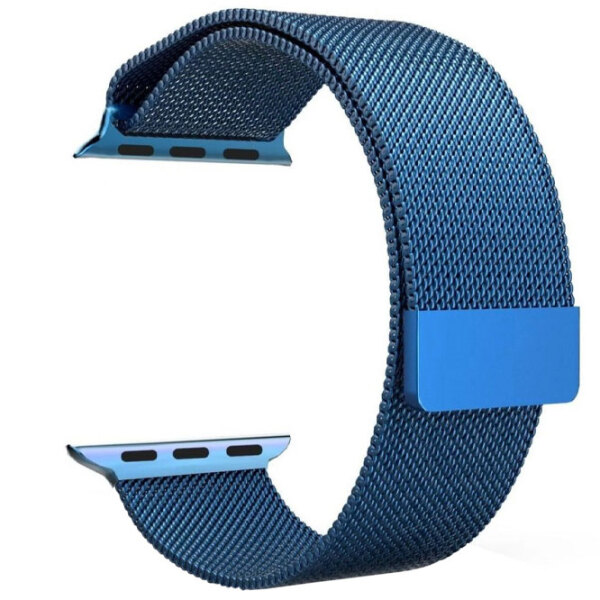 Ремень Apple Watch 38 / 40 мм Milanese Loop Синий Steel photo 2