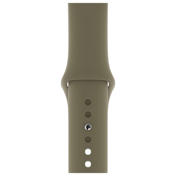 Curelușă Apple Watch 38 / 40 mm S / M & M / L Khaki Silicon photo 1