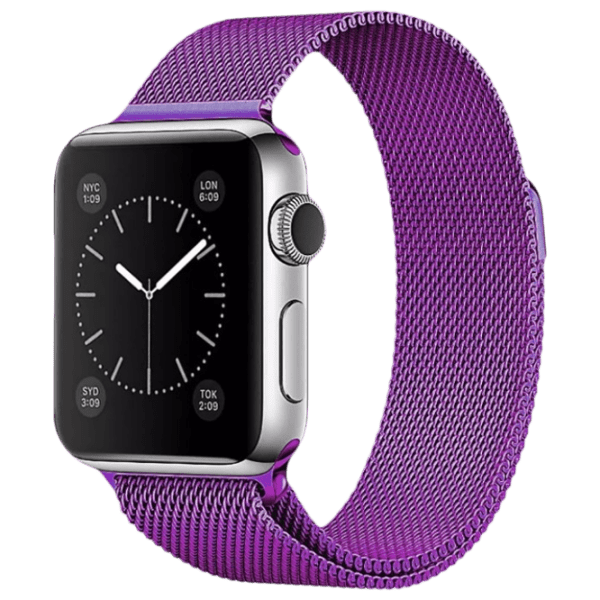 Ремень Apple Watch 42 / 44 мм Milanese Loop Пурпурный Steel photo 1
