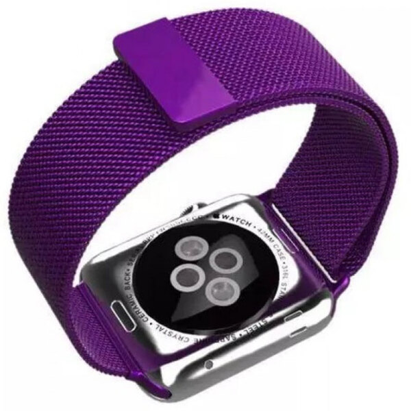 Ремень Apple Watch 42 / 44 мм Milanese Loop Пурпурный Steel photo 2