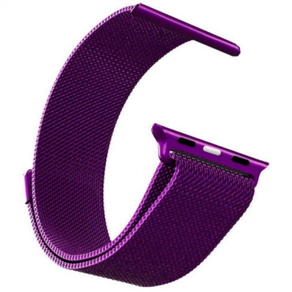 Ремень Apple Watch 42 / 44 мм Milanese Loop Пурпурный Steel photo 3