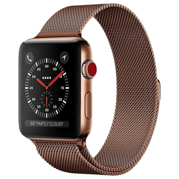 Curelușă Apple Watch 42 / 44 mm Milanese Loop Bronze Steel photo 1