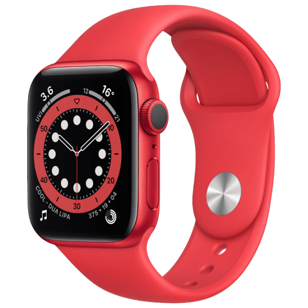 Ремень Apple Watch 38 / 40 мм S / M & M / L Красный Силикон photo 1