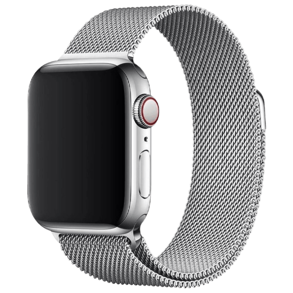 Curelușă Apple Watch 42 / 44 mm Milanese Loop Silver Steel photo 1