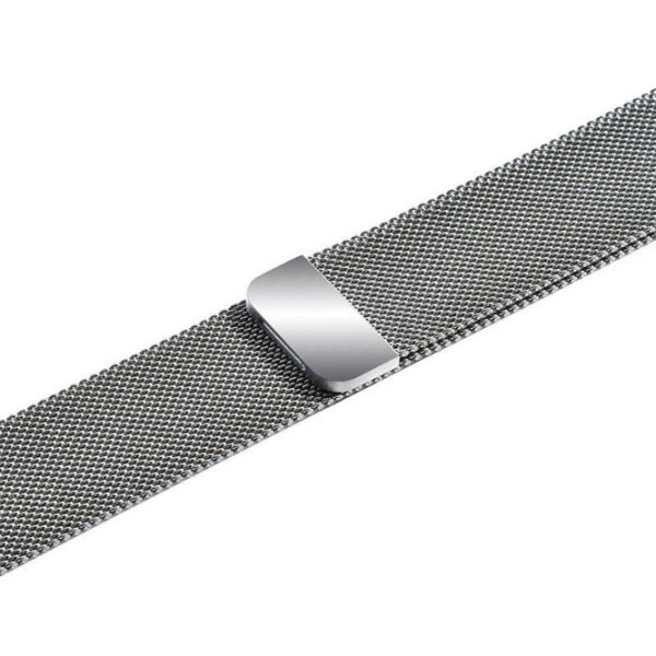 Curelușă Apple Watch 42 / 44 mm Milanese Loop Silver Steel photo 2