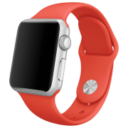 Ремень Apple Watch 38 / 40 мм S / M & M / L Оранжевый Силикон