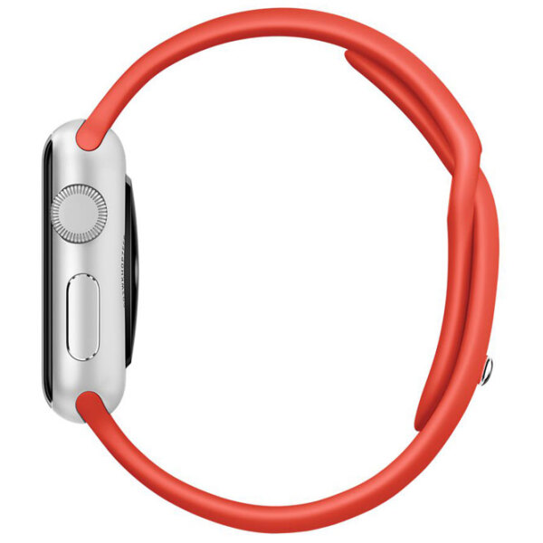 Ремень Apple Watch 38 / 40 мм S / M & M / L Оранжевый Силикон photo 4