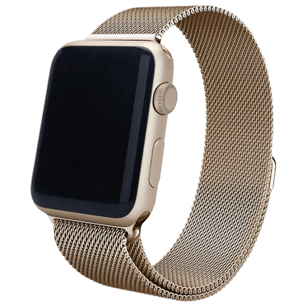 Ремень Apple Watch 38 / 40 мм Milanese Loop Золотой песок Steel photo 1