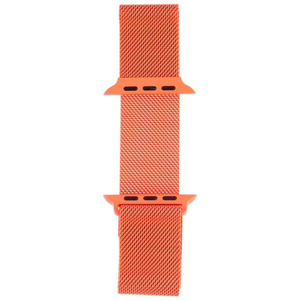 Ремень Apple Watch 38 / 40 мм Milanese Loop Оранжевый Steel photo 2