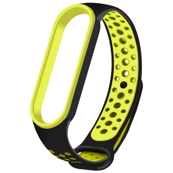 Curelușă Xiaomi Mi Band 6 Nike Black Green TPU, photo 1