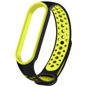 Curelușă Xiaomi Mi Band 6 Nike Black Green TPU,