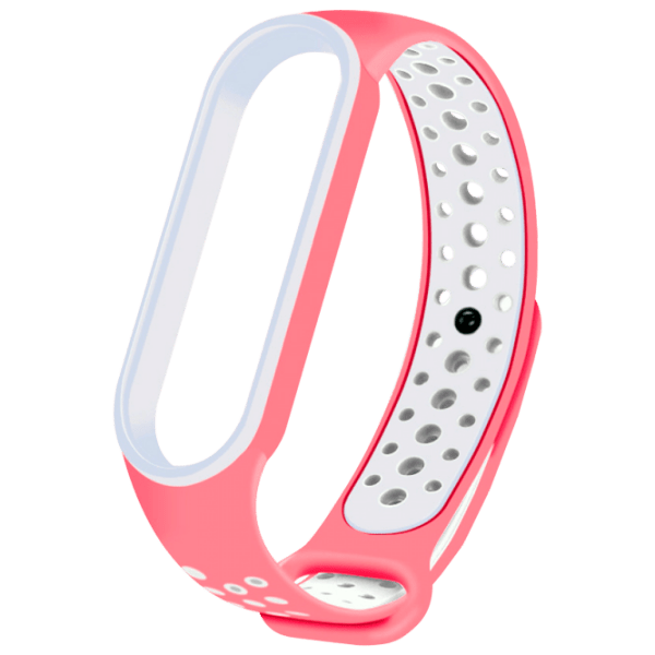 Ремень Xiaomi Mi Band 6 Nike Розовый Белый TPU photo 1