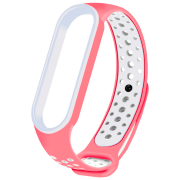 Ремень Xiaomi Mi Band 6 Nike Розовый Белый TPU