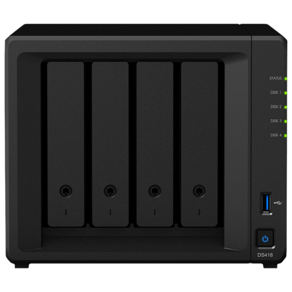 DiscStation Synology DS418 Black  photo 1