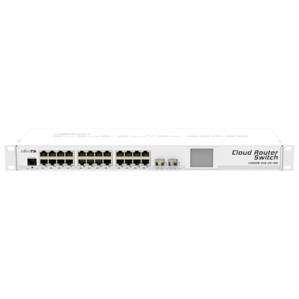 Switch Mikrotik CRS226-24G-2S+RM White  photo 1