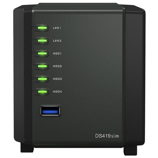 DiscStation Synology DS419slim Black  photo 2