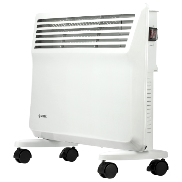 Convector Vitek VT-2176 White 20 m², 1600 W, Mecanic, Pe podea photo 2