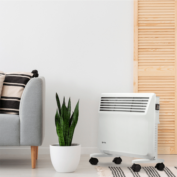 Convector Vitek VT-2176 White 20 m², 1600 W, Mecanic, Pe podea photo 5