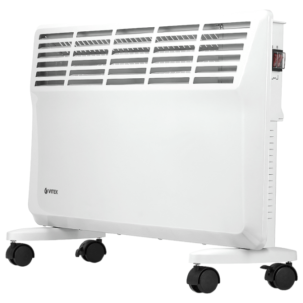 Convector Vitek VT-2177 White 25 m², 2000 W, Mecanic, Pe podea photo 2