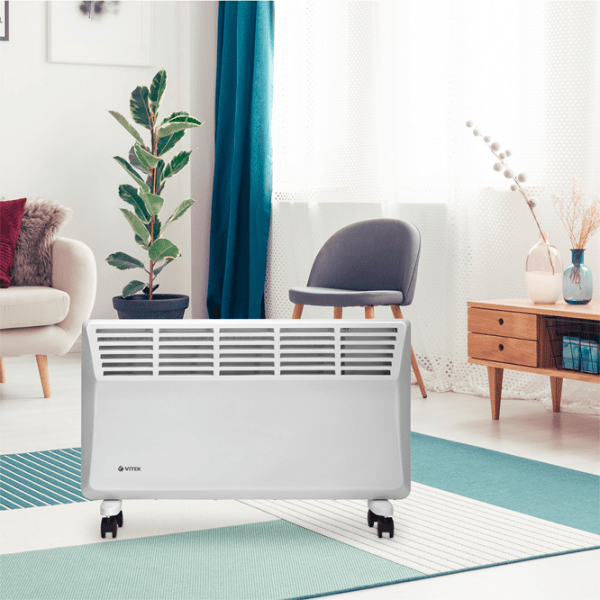 Convector Vitek VT-2177 White 25 m², 2000 W, Mecanic, Pe podea photo 5