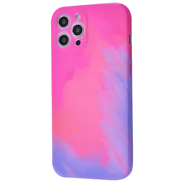 Чехол для смартфона Apple iPhone 12 Pro Max (Watercolor) Пурпурный Розовый WAVE, TPU, Back photo 1