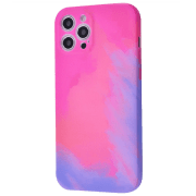Чехол для смартфона Apple iPhone 12 Pro Max (Watercolor) Пурпурный Розовый WAVE, TPU, Back