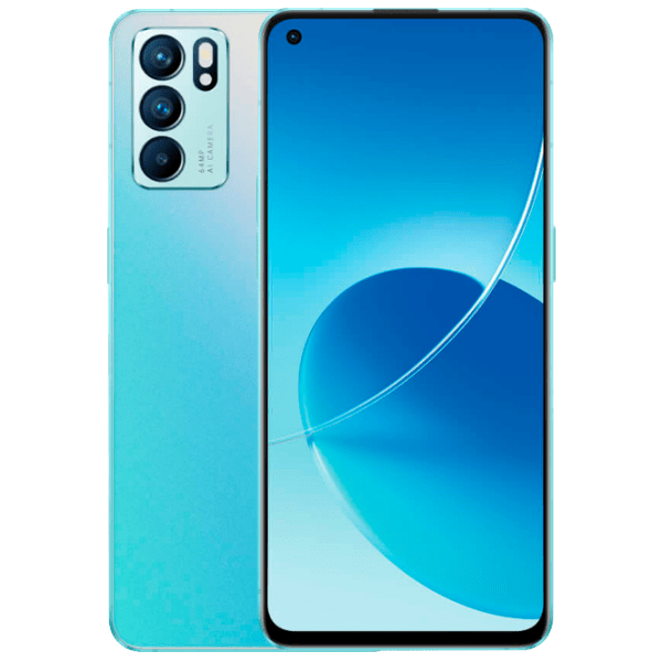 Oppo Reno 6 128 ГБ Aurora 6.43" | 64 Мп | 8 ГБ | Dual SIM photo 1