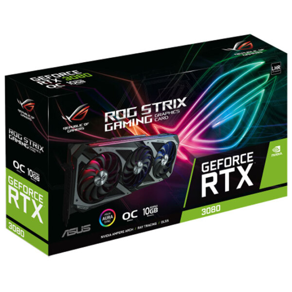 Placă video Asus GeForce RTX 3080 ROG Strix Gaming OC V2 10 GB  photo 9