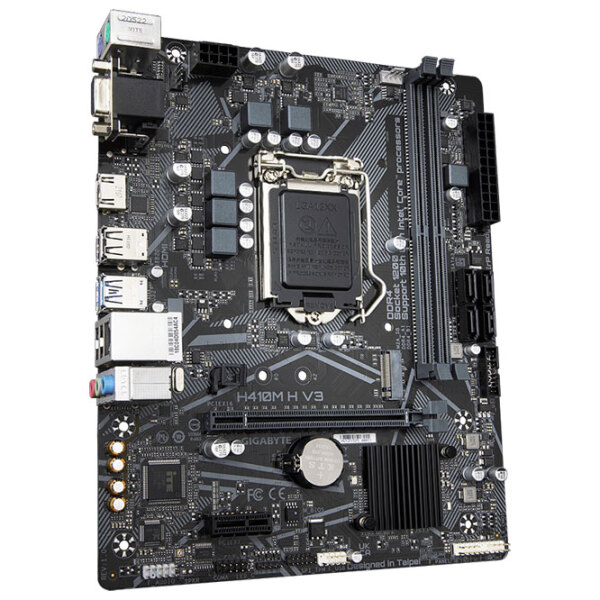 Материнская плата Gigabyte H410M H V3 1.0 mATX  photo 2