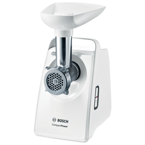 Mașină de tocat carne Bosch MFW3520W White 500 W/ 1500 W, 1.8 kg/ min photo 1
