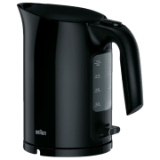 Ceainic electric Braun WK3000BK Black 2200 W, 1 l, Material interior: Plastic