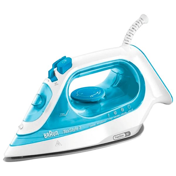 Fier de călcat Braun SI3053BL Blue 2400 W, 45 g/ min, 0.27 l, Ceramică photo 1