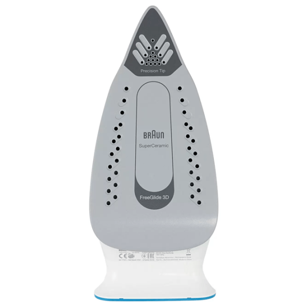 Fier de călcat Braun SI3053BL Blue 2400 W, 45 g/ min, 0.27 l, Ceramică photo 2