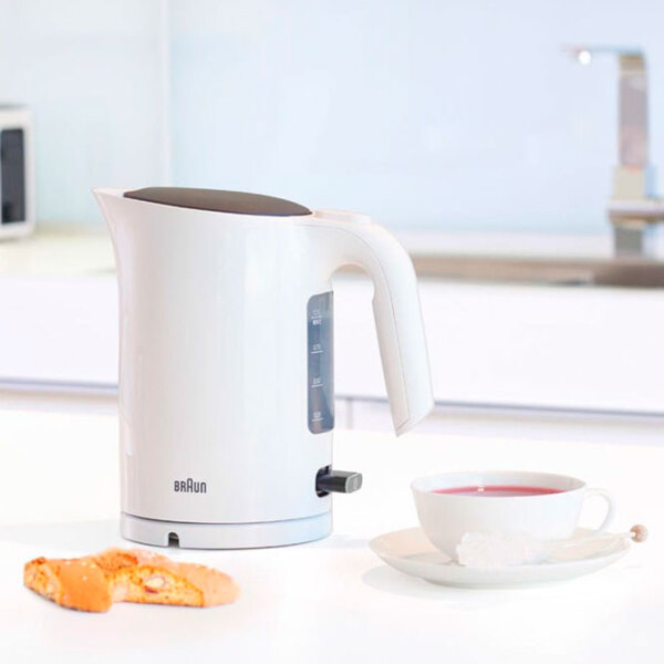 Ceainic electric Braun WK3000WH White 2200 W, 1&nbsp;l, Material interior: Plastic photo 5