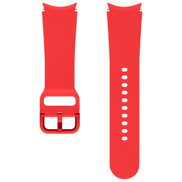 Curelușă Samsung Galaxy Watch 4 Strap Sport Band (20 mm, S/M) Red Fluoroelastomer photo 2