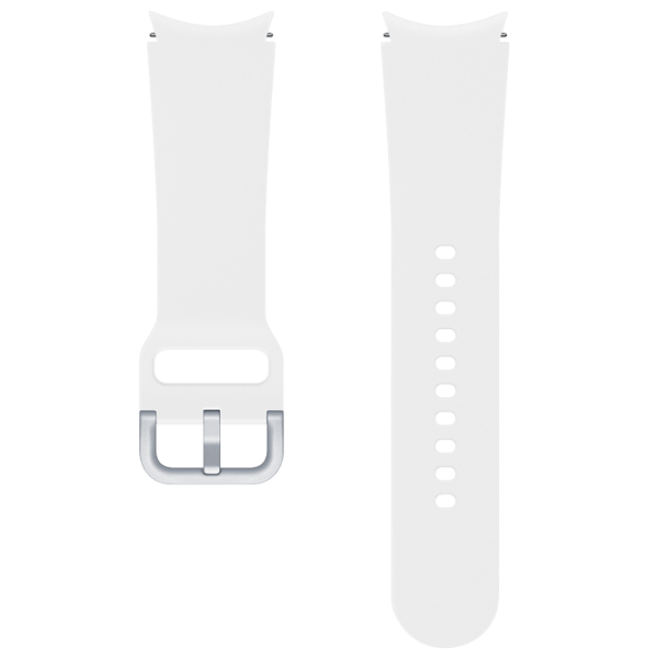 Curelușă Samsung Galaxy Watch 4 Strap Sport Band (20 mm, S/M) White Fluoroelastomer photo 1