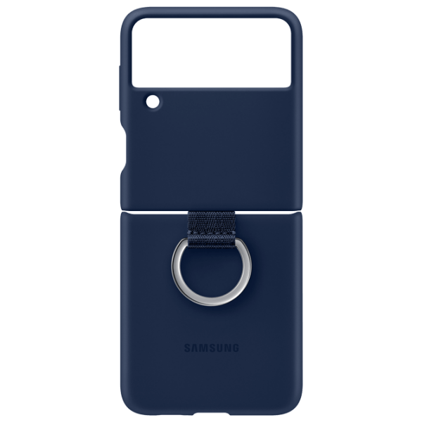 Husă pentru smartphone Samsung Galaxy Flip3 (EF-PF711) Navy Blue Samsung, TPU, Back photo 1
